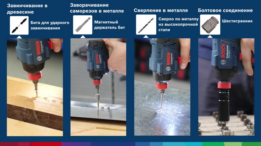 Профессиональный аккумуляторный гайковерт GDX 180-LI